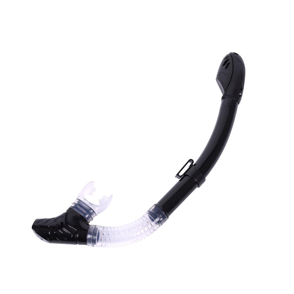Full dry breathing tube, silicone snorkeling tube