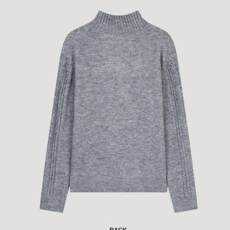  She S miSS  Cable Mock Neck Knit SSkpoo42060 Mg