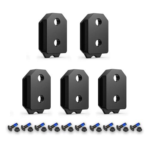 HAMUSUI male fittings are compatible with commercially available one-touch tool holders. [Made of high-strength aluminum alloy with anodized finish] [