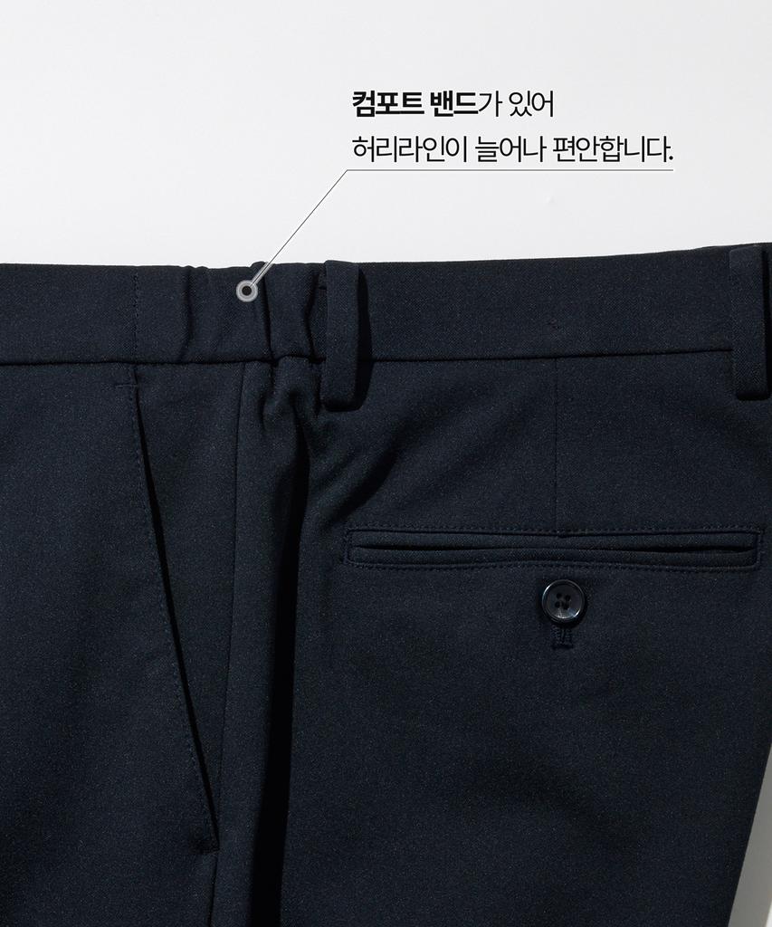 STCO Diems Motion-Free Comfort Elastic Waist Slacks_Black (Tapered Fit)_Dpaxz11Csb
