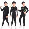 Kids' Sports Compression Suit for Fall/Winter - Unisex Base Layer for Running, Long Jump & Fitness