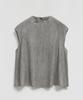 LMOOD WOMEN Pleated Open Blouse Vintage Gray