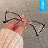 Cat Eye Shape Woman's Eyeglasses European American Stylish Women's Glasses Blue Light Blocking Eyeglass Frame