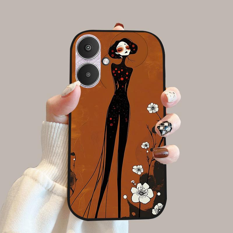For Xiaomi Poco M6 5G Case 23128PC33I Silicone TPU Soft Phone Cover Cases For Redmi 13C 13R 5G Fashion Protective Fundas Shells
