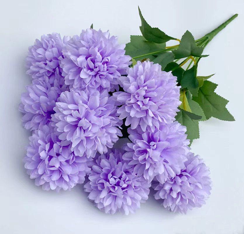 42cm Simulated Hydrangea Camellia Artificial Green Plant Bouquet Bridal Bouquet DIY Home Wedding Table Center Decoration