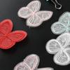 Embroidery Label Cartoon Butterfly Cloth Label Lace Embroidery Sticker DIY Hand Account Accessories Accessories Patch, Sticker Cloth Sticker