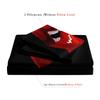 3pcs Crimson Kiss Sketch Romantic Love Couple Printed Bedding Duvet Cover For Bedroom (1* Duvet Cover+2* Pillowcase No Core)