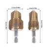 1/2Pcs 4/6 Point Ppr Water Pipe Drill Bit Hexagonal Handle Hole Opening Step Drilling Punching No Slipping