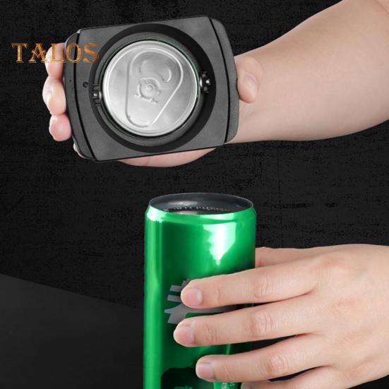 Flaskeåpner i rustfritt stål Multi-Purpose Kraftig bokslokkfjernerverktøy for brus Øl Vin Enkel å bære Kjøkken Gadget