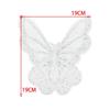 Embroidery 3D Butterfly Lace Patches Shiny 3D Texture Sequin Beaded Chest Flower Multi-layer Sequin Dress Decoration