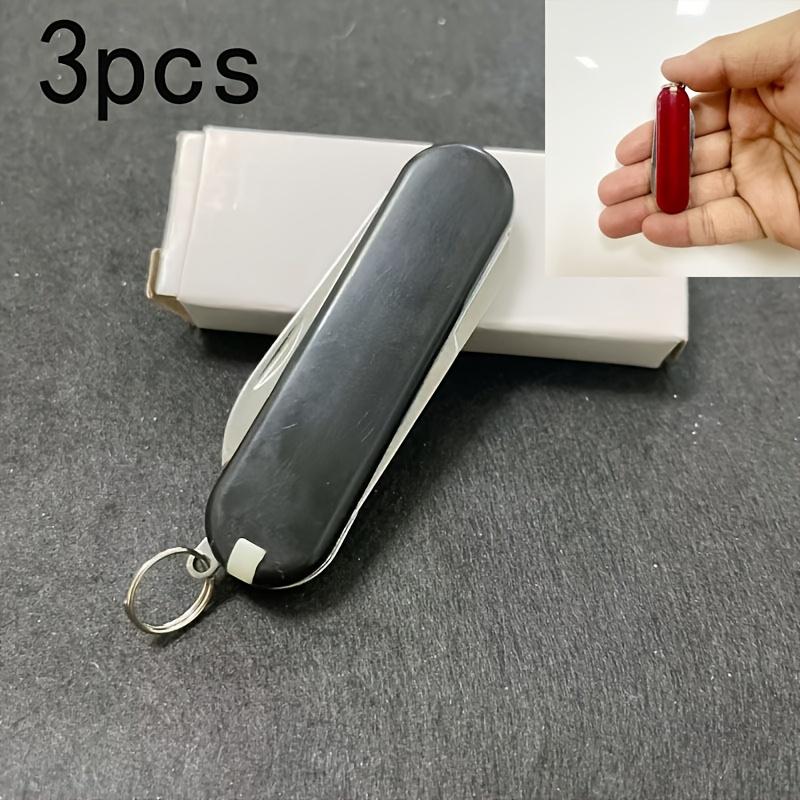 

Портативный многофункциональный набор инструментов 3 в 1 для отдыха на природе с брелком для ключей, включающий в себя практичные ножницы, кусачки для ногтей и канцелярский нож. 3pcs чёрный