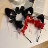 Cute Cat Ear Bell Headband Cosplay Lovely Kitty Hair Clip Hair Accessories Maid Barrette Bow Headband