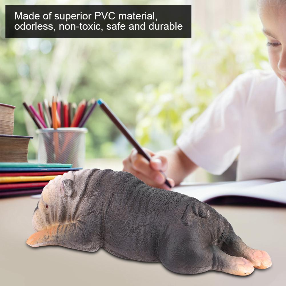 High Simulation English Lying Bulldog Model Sleepy Animal Toy for Children Gift (#873)