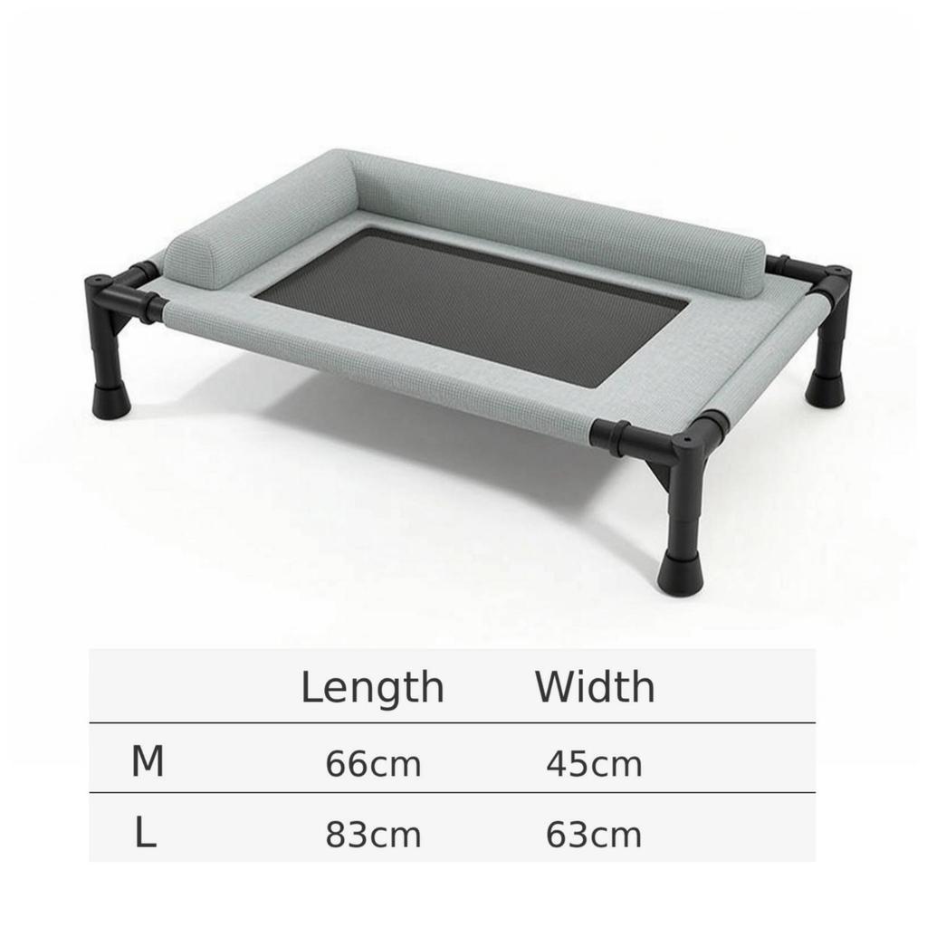 Elevated Pet Bed Long-Lasting Raised Dog Lightweight for Dogs