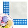 20Pcs Classic Vintage Plaid Checkered Printed Disposable Dinner Napkin Paper Birthday Wedding Party Decoration