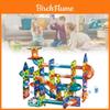 Magnetic Building Blocks Toy For Kids With Colorful Scene Track And Diy Fun