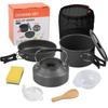 Hanlu Portable Camping Cookware & Teapot Set