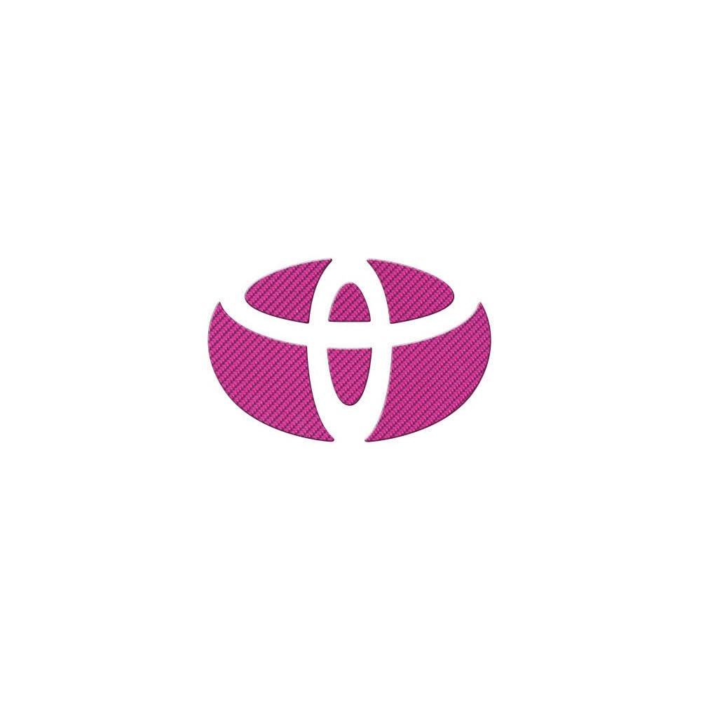 Hasepro Magical Carbon Rear Emblem Pink for Toyota Succeed CET31P