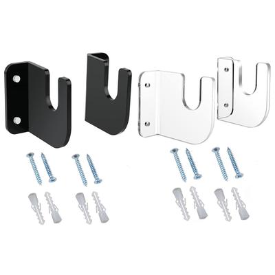 1 Pairs Skateboard Display Rack Acrylic Skateboard Storage Bracket Decoration Easy Install Non-slip for House Living Room