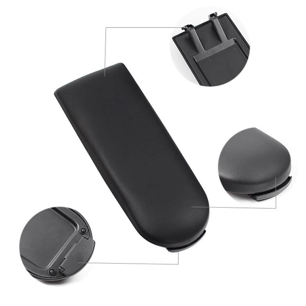 Leather Seat For Ibiza 6J 2009 2010 2011 2012 2013 2014 2015 2016 Car Center Console Armrest Cover Latch Lid Protector Cap