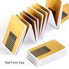 50-100pcs Nail Forms For Extension Gel French Nail Art Prolong Sticker Mold Stencil Tips Manicure Accessories Tools JINJ071-1