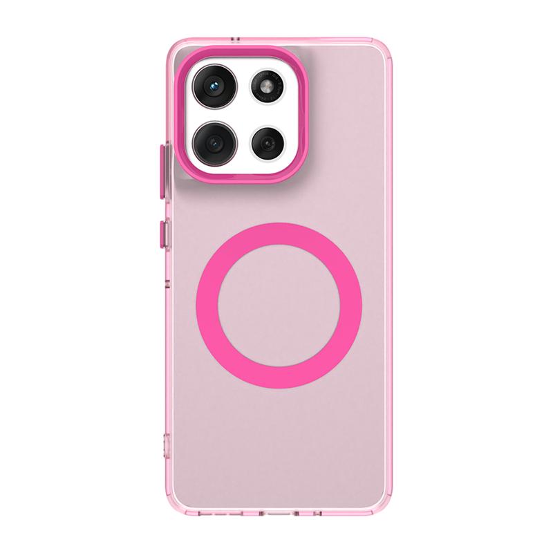 Transparent Case For Motorola Moto G86 Case Moto G86 G66j G56 Magnetic Adsorption Wireless Charge Back Cover For Moto G86 Case