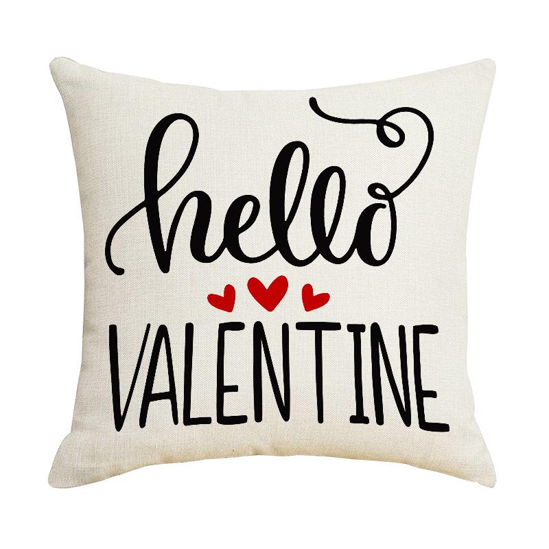 Valentine'S Day Pillow Cover Valentine'S Day Sofa Living Room Pillow Cover Pillow Cover New Home Style Premium