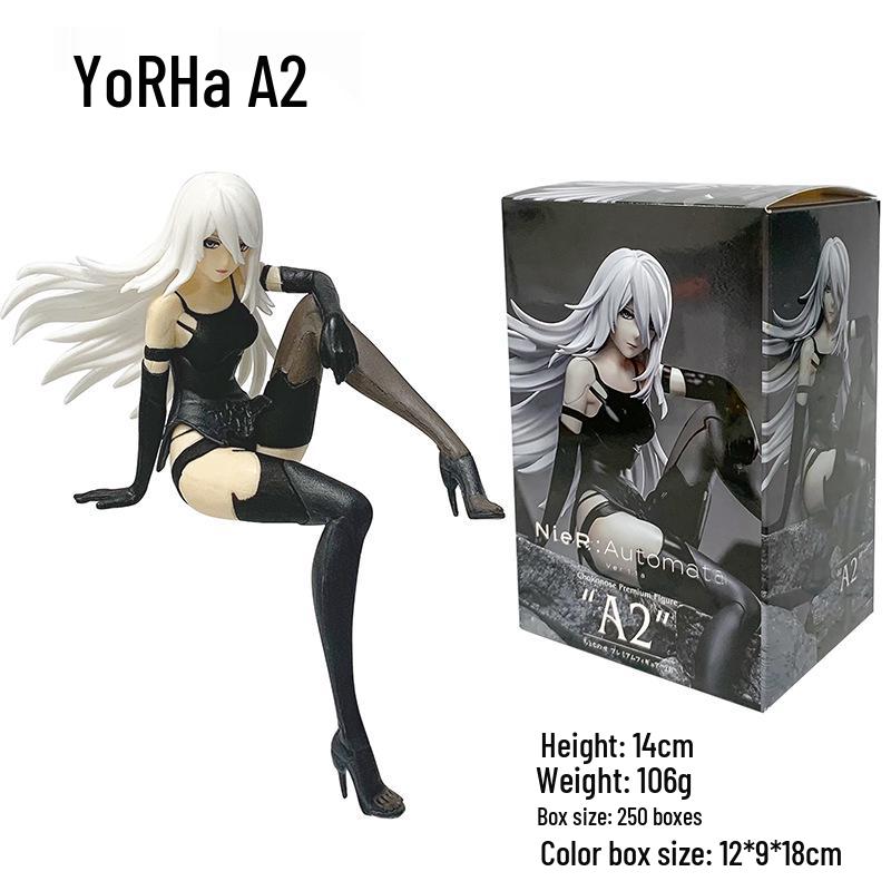 YoRHa 2B A2 9S Anime Action Figure Ornament - NieR Automata