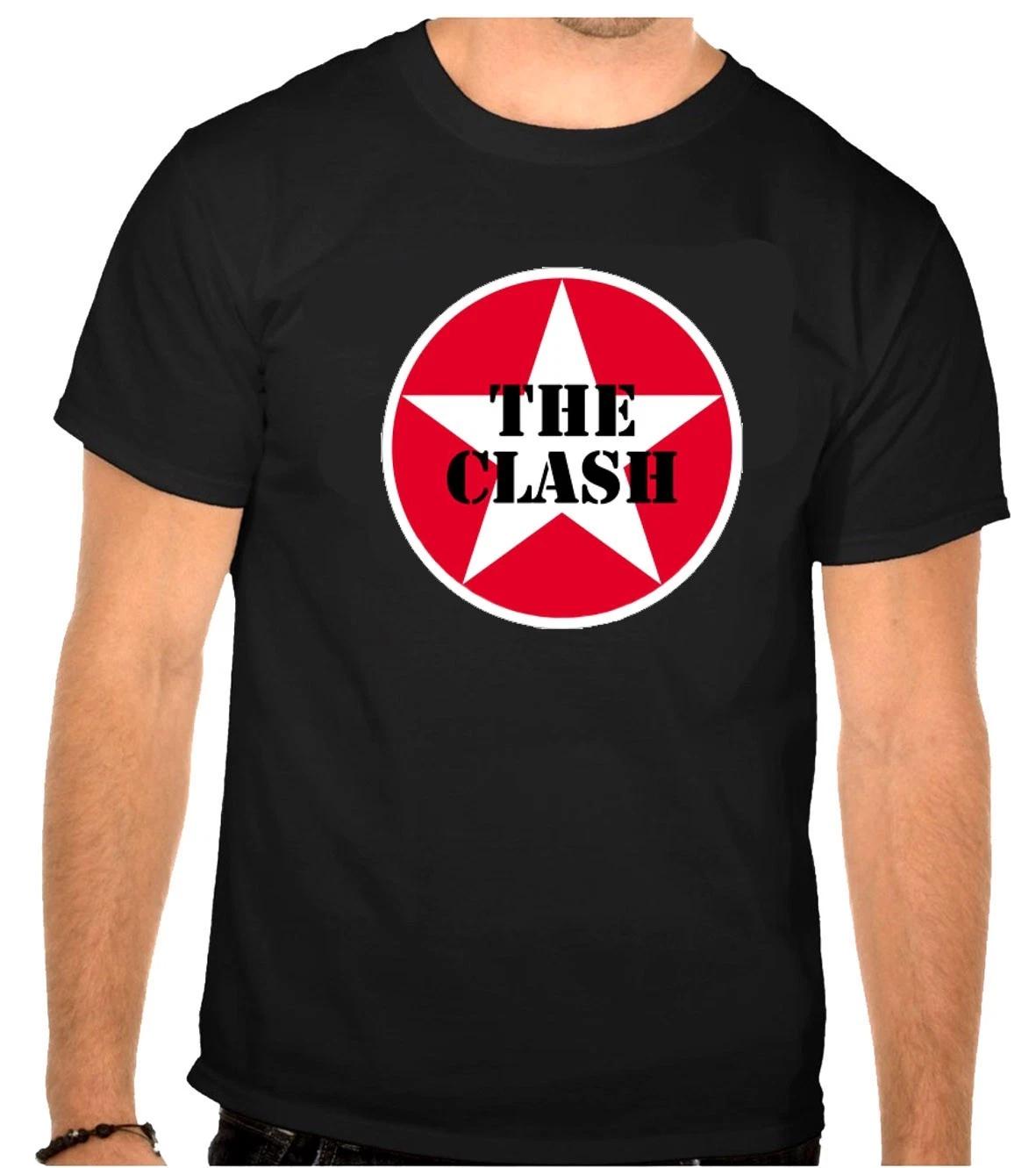 

The Clash Rock Music Logo Black T-Shirt -1216- L