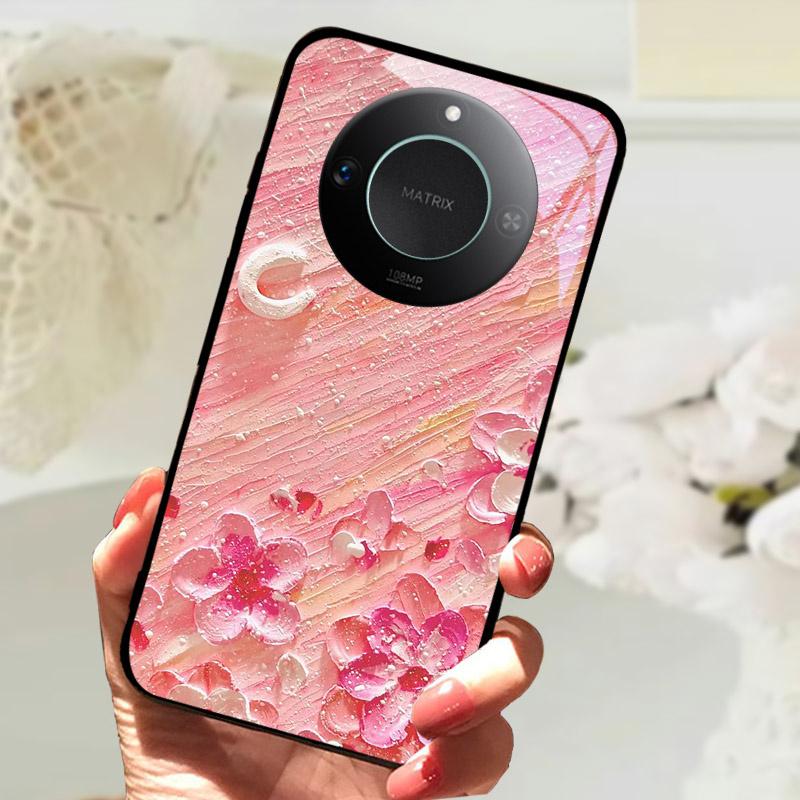 For Honor X9C Smart Case Cover Fashion Luxury Cool Animals Painted Fundas For Honor X9C Smart Tempered Glass Phone Back Shell