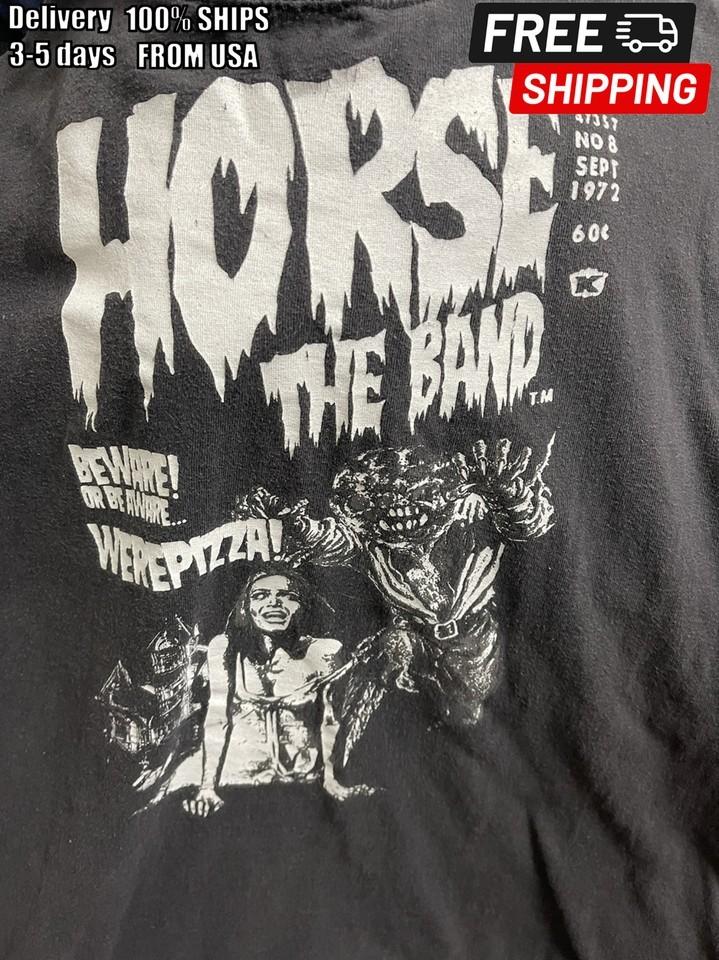 

Horse the Band Black TShirt Cotton Full Size Unisex S5XL MY26 Unisex T-Shirt XXL