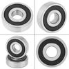 10 rubber  ed bearings, high quality steel       bearings 10 x 30 x 9 mm, 10 percent for mechanical devices, electrical instruments, toy