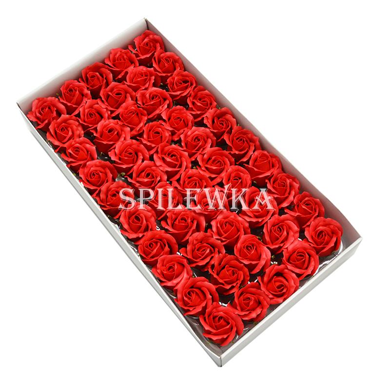 Spilewka 3vrstá růže s kudrnatými okvětními lístky Hlavičky umělých květin Svatba DIY Dárková krabička Valentýn Domácí dekorace Umělá květina