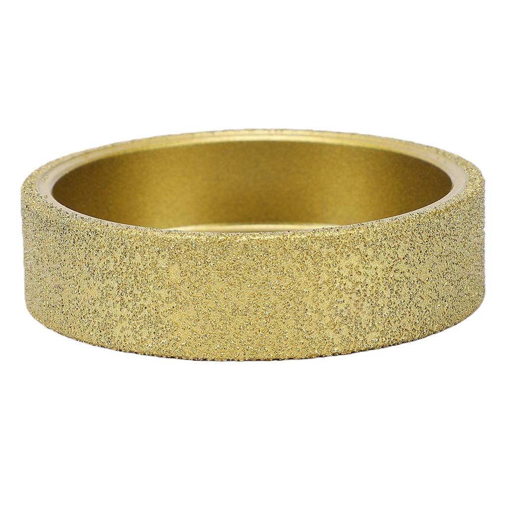 Diamond Grinding Wheel 3 Inch Dry Wet Vacuum Brazed Round Edges Diamond Grinding Wheel for Tile Quartz Marble Granite