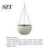 Flower Hanger Hanging Basket Imitation Honeycomb Self Water Absorption Plant Pot Waterproof Outdoor Resin for Garden
