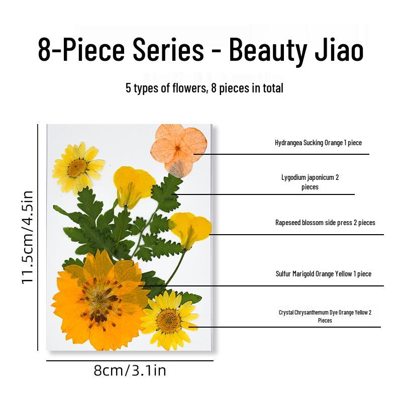 DIY Dried Flower Specimen Sticker Set for Kids: Handmade Pressed Flower Frames & Resin Bookmark Craft Kit