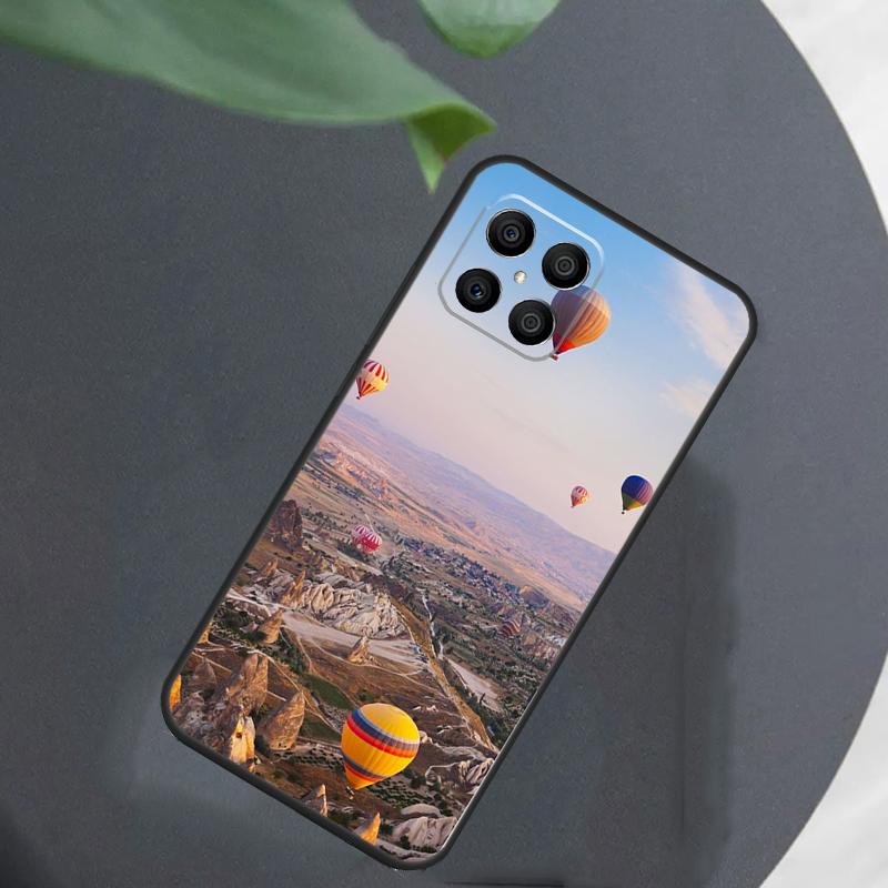 Hot Air Balloon Travel Mountain For Honor Magic 7 Lite 6 8 Case For Honor 200 400 Pro 90 70 50 X8c X8b X9a X9b X9c X9d Win RT