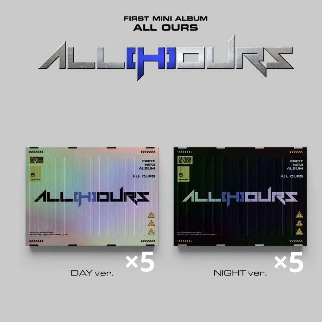 

[USED] ALL(H)OURS ALL(H)OURS Album DAY NIGHT 10 pieces