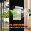 Indoor Greenhouse with Grow Light 5 Tier 15.7 L×11.8 W×62.3 H Metal Indoor Plant Enclosure for Seed Starting with 48W Full Spec