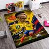 James Rodriguez Colombia National Football Team Area Rug, Non Slip Floor Mat Soccer Fan Home Decor Gift