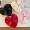 Cloth Heart Hair Rope Love Exaggerated Hair Ring Personality Ponytail Elastic Rubber Band  Party