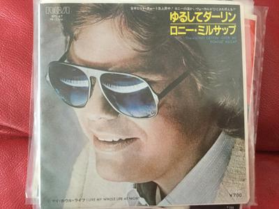 7-Zoll-Schallplatte RONNIE MILSAP forgive me darling RPS47 RCA 1981 Japan Pop Gebraucht
