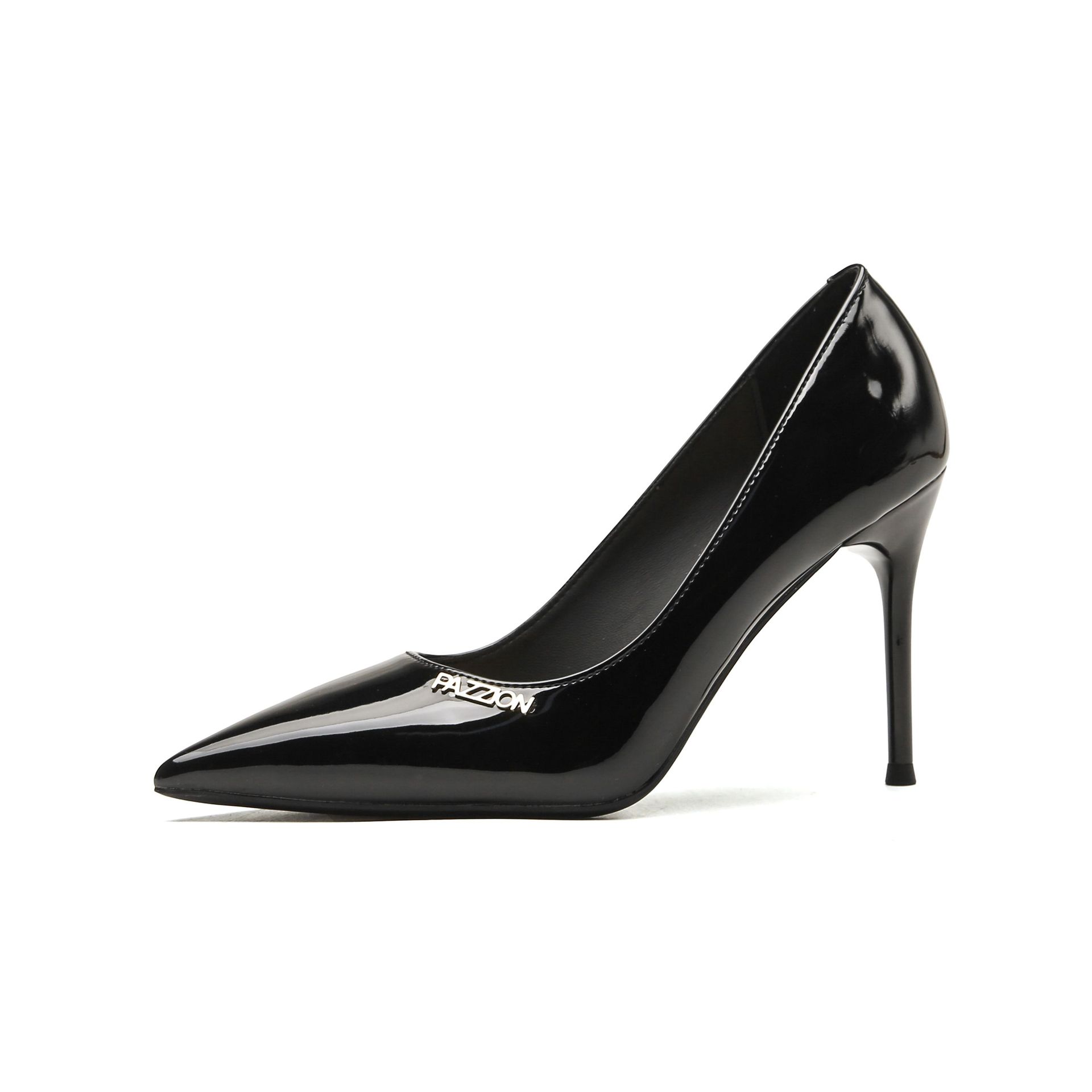 

Ангола красный тонкий каблук заостренные металлические буквы неглубокий носок одиночные туфли на высоком каблуке женские зеркальные лакированные кожаные 40