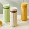 2 in 1 Ice Cube Bottle Portable Silicone Ice Cube Cup with Ice Cube Mold Easy Press to Release Ice Maker for Outdoor Travel Home Office