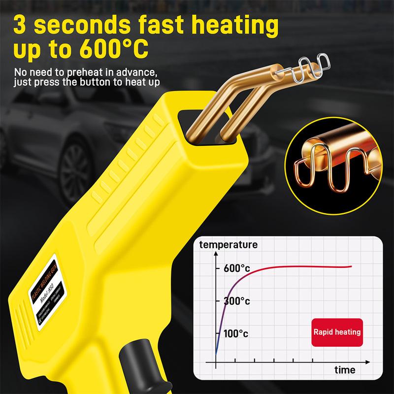 50/100W Hot Stapler Plastic Welder Kit, 200-1000PCS Staples, Plastic Welder Gun for Car Bumper Repair, Plastic Repair Kit