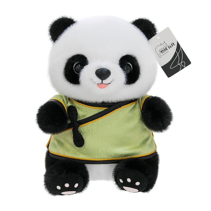 Chinese-Style Hanfu Panda Plush Toy - Customizable Logo, Perfect for Gifts
