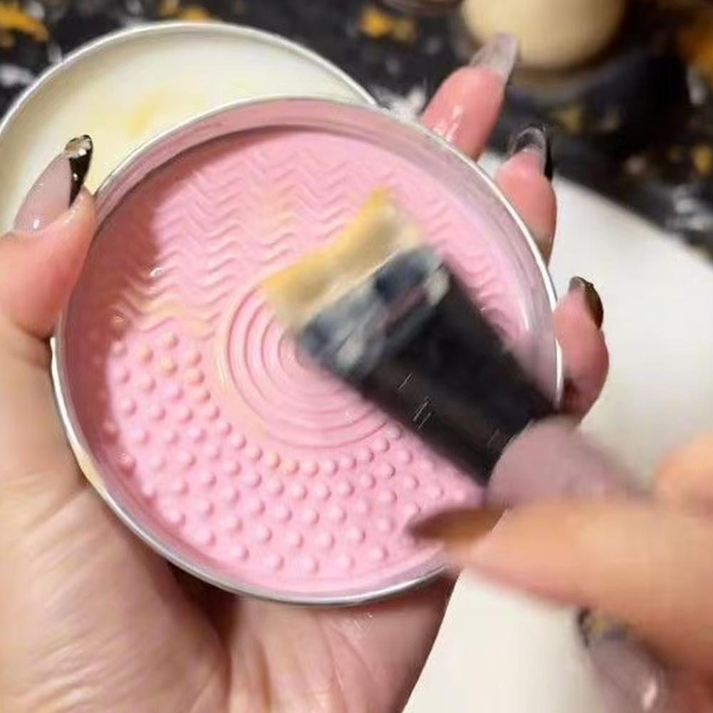 Natural Makeup Brush Cleaner Soap Multi Functional Washing Outdoor Portable Cosmetics Travel Beauty Cleaner Tools Reusable