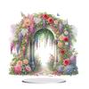 Acrylic Special Shaped Flowers Table Top Diamond Painting Ornament Kits Diamond Painting Desktop Ornaments Kit for Desktop Decor