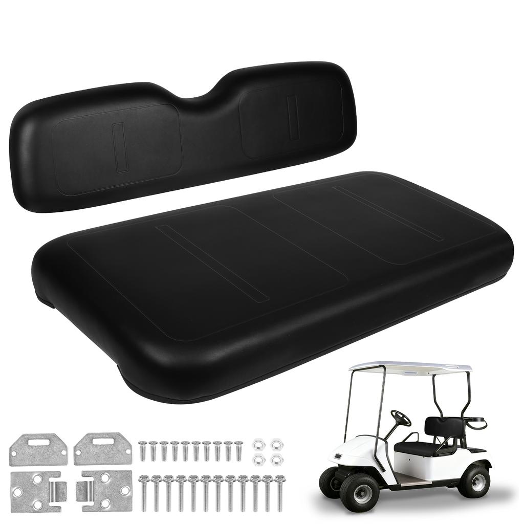 Golf Cart Seat Upgrade Kit Front Seat Comfort Pad Golf Buggy Upholstery Set Replacement Backrest Cushion for EZGO Medalist TXT