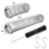 Outdoor Bbq Stainless Steel Smoker Tube Cold Smoke Generator Wood Pellet Smoker Tube Grilling Meat Fish Vegetable Camping Picnic